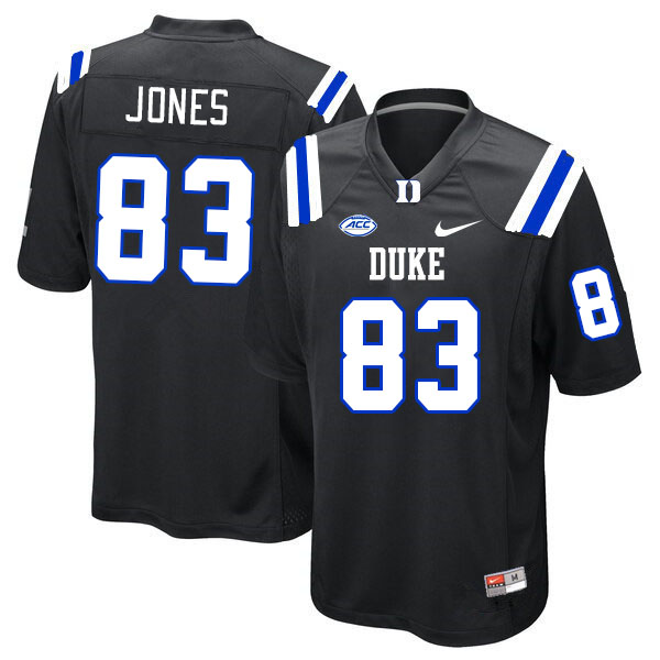 Duke Blue Devils #83 Spencer Jones College Football Jerseys Stitched Sale-Black